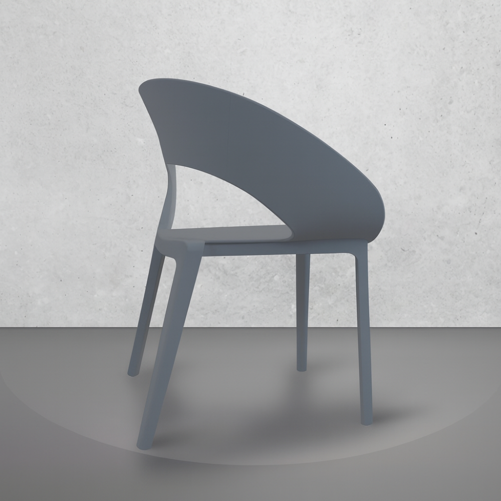 Silla Milos Gris - Imagen 3
