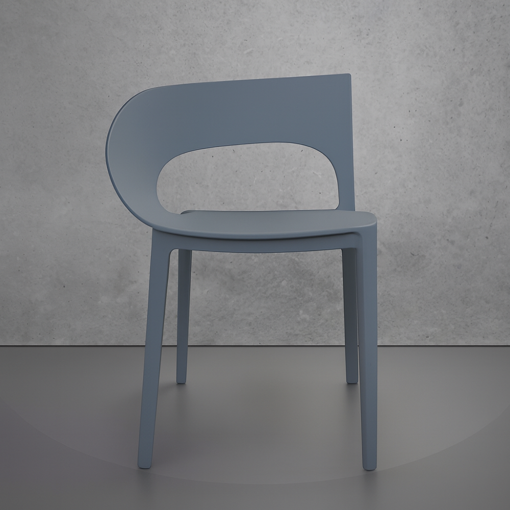 Silla Milos Gris