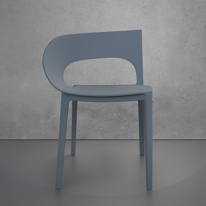 Silla Milos Gris