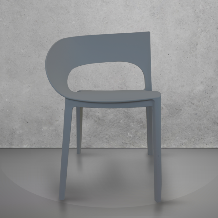 Silla Milos Gris
