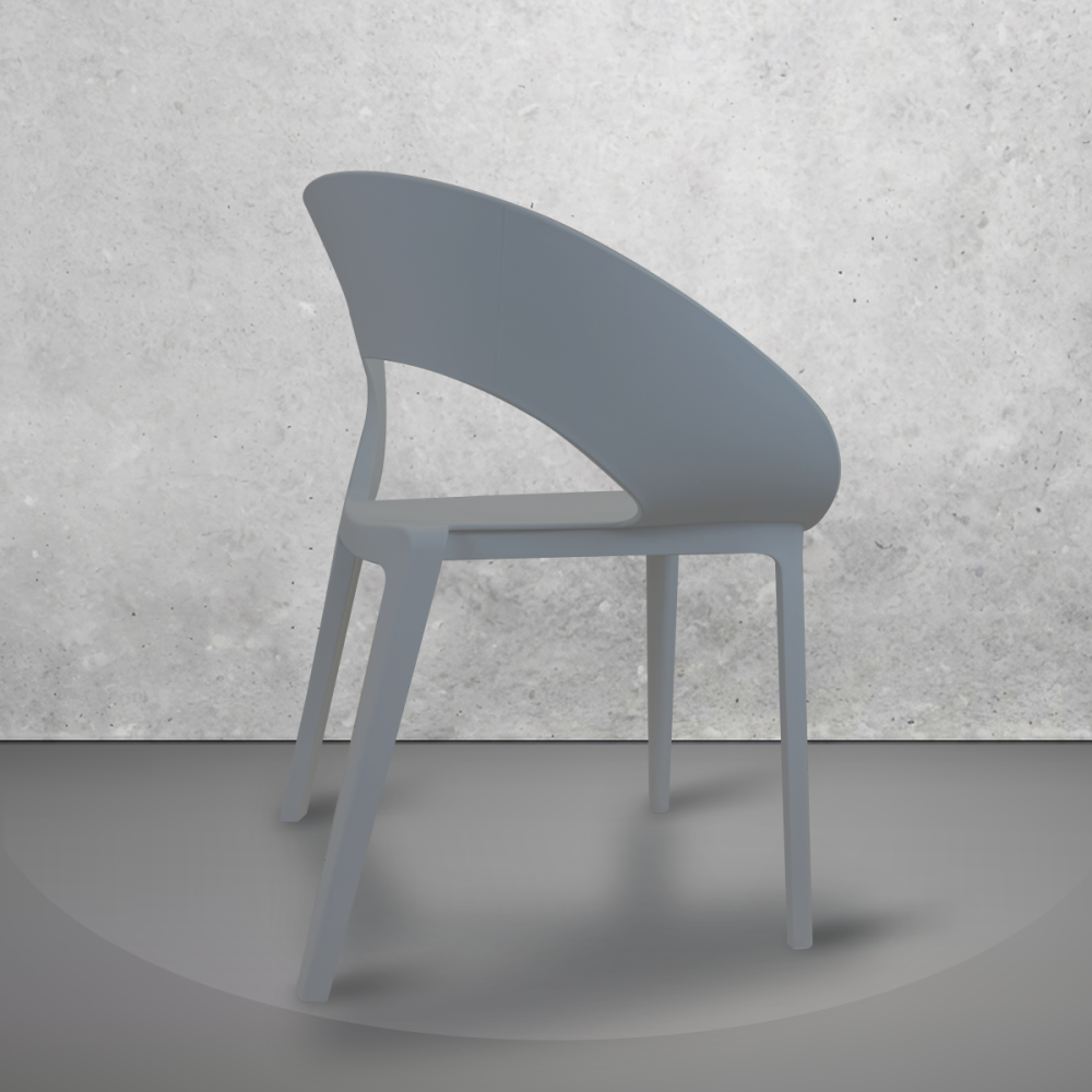 Silla Milos Gris - Imagen 3