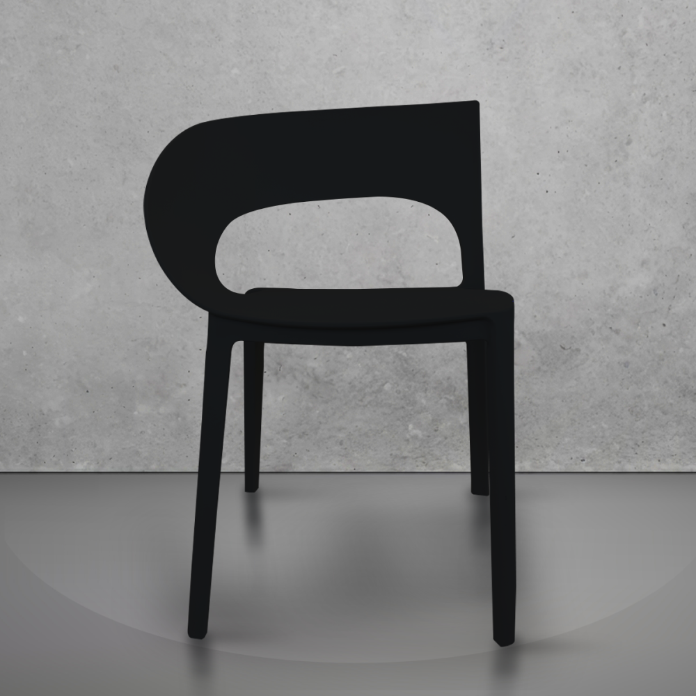 Silla Milos Negro