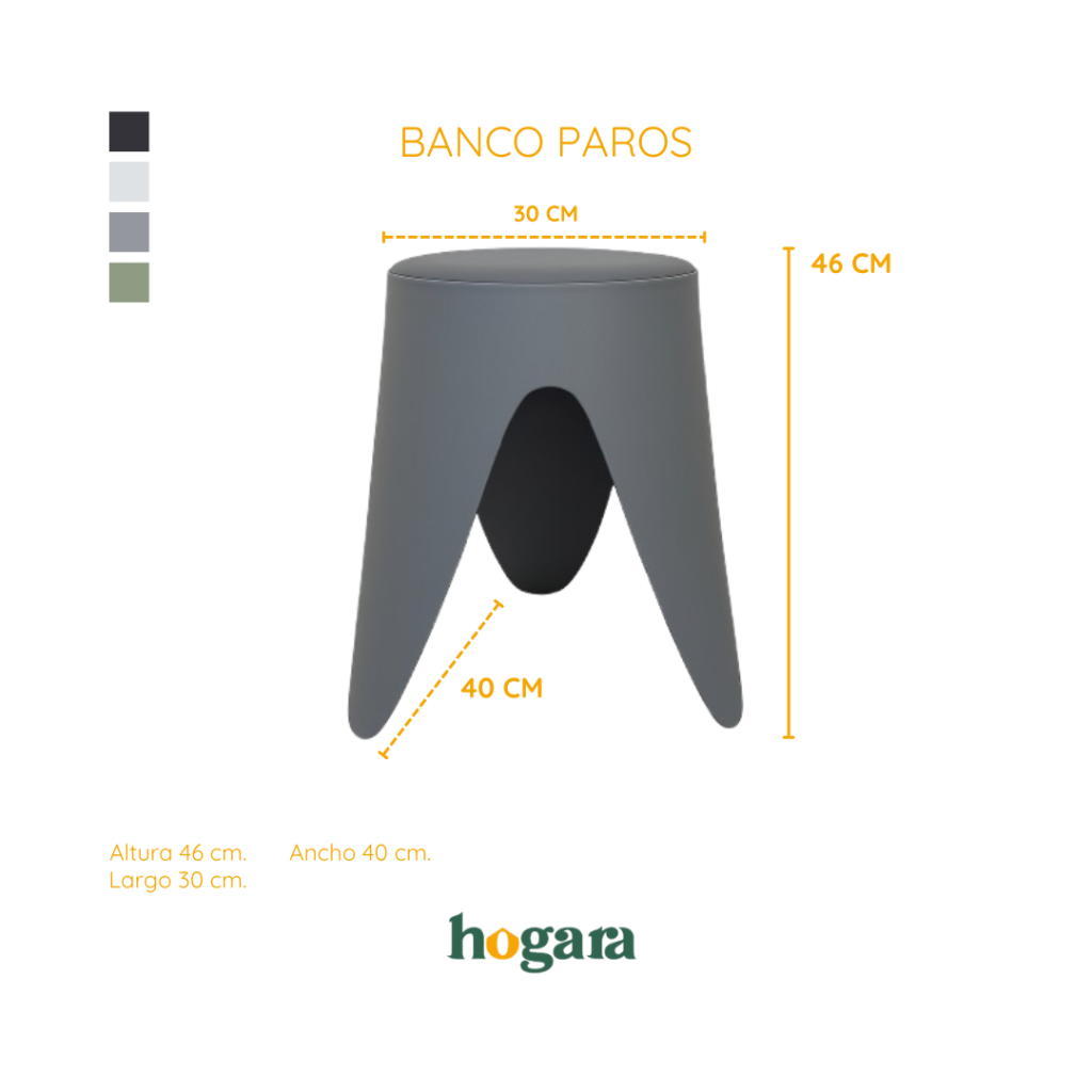 Banco Paros Gris