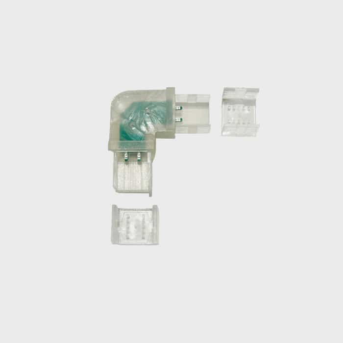 Conector en L para tira COB 110V 8mm