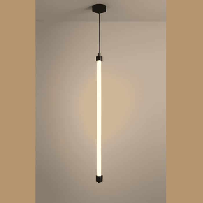 Colgador con placa y manguera LED 360° blanco