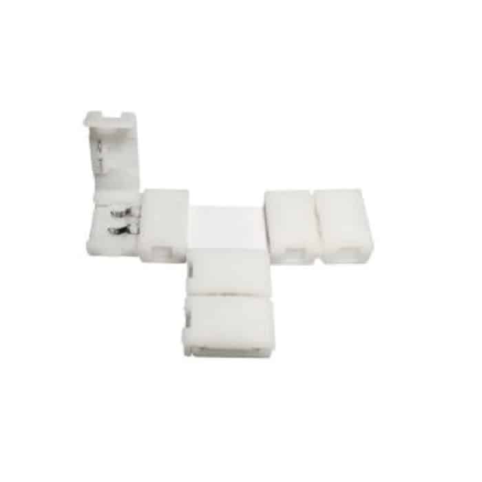 Conector sin soldadura en T para tira LED IP20