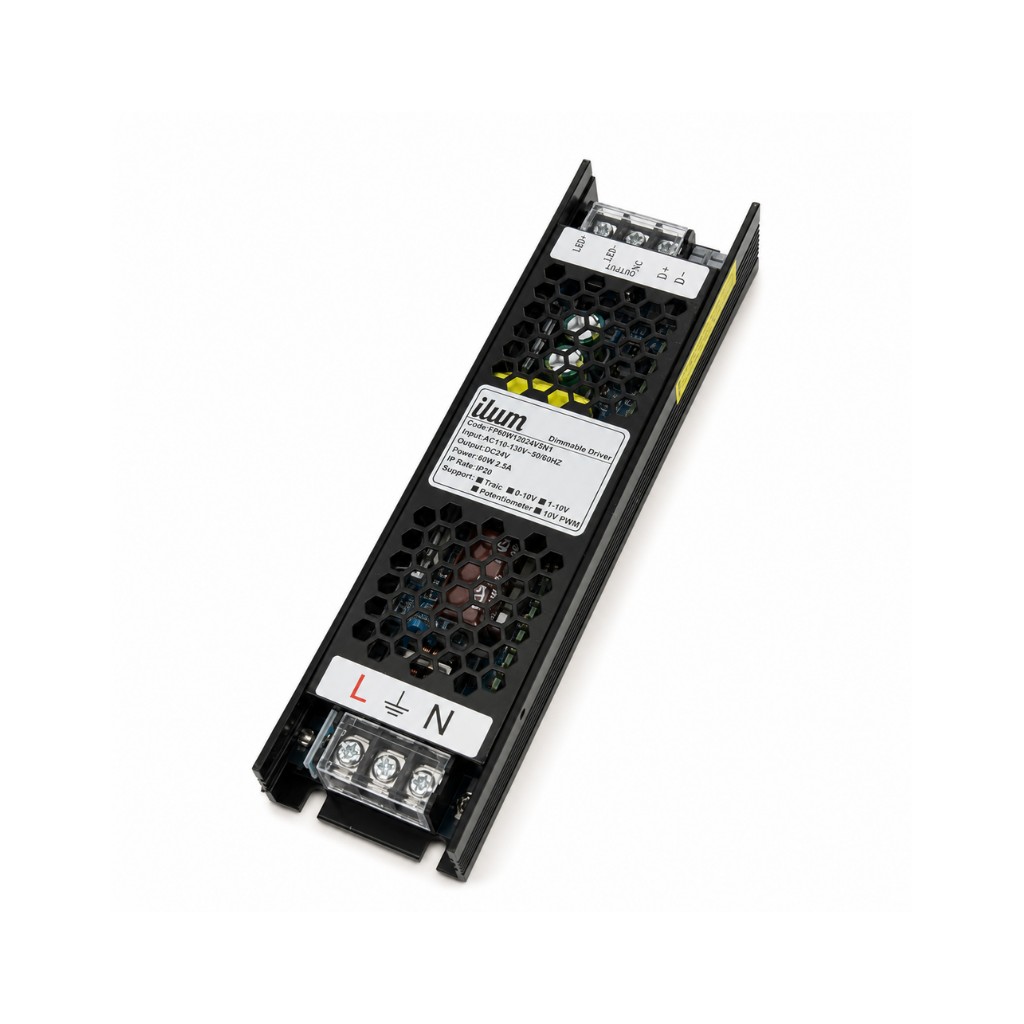 Fuente de poder atenuable 5 en 1 60W 24V IP20