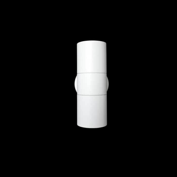 Lámpara pared GU5.3 dos caras IP54 blanca