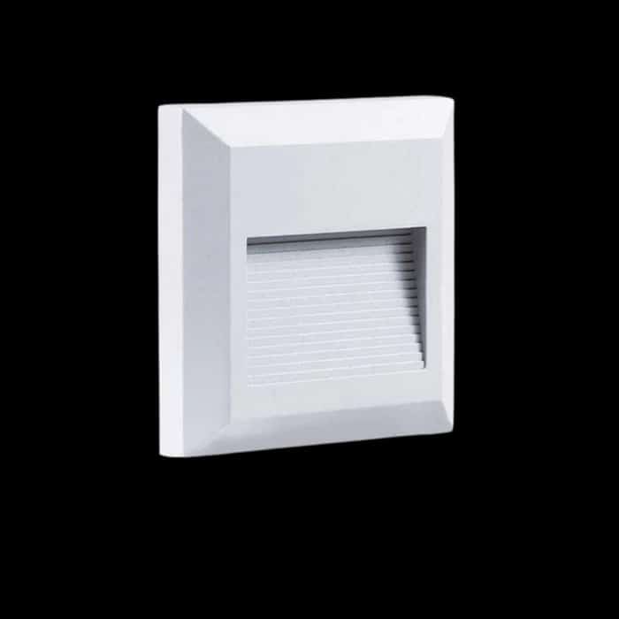 Luminaria de pared 2W IP65 luz blanca
