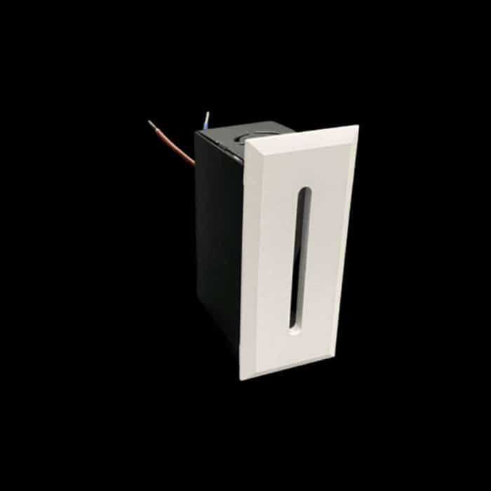 Luminaria de pared 1W luz cálida blanca