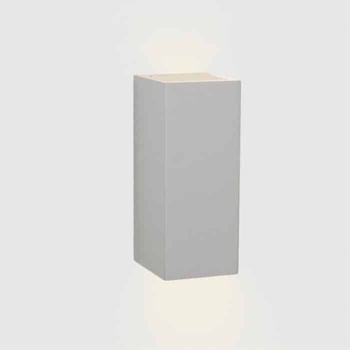 Lámpara pared rectangular 5W dos caras IP65 blanca