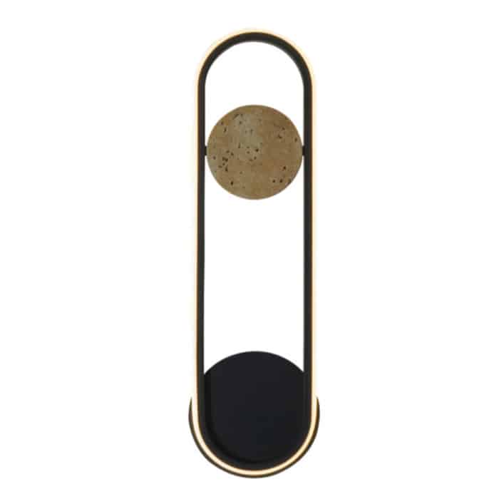 Lámpara Júpiter de pared 16W negra