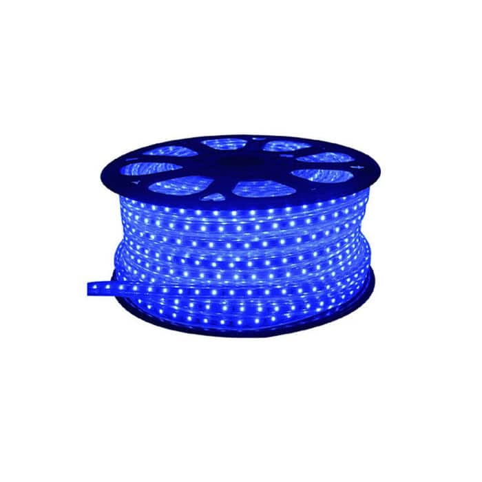 Manguera LED 5050 IP67 color azul
