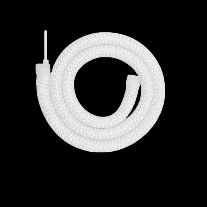 Manguera LED silicón 360° con forro luz cálida