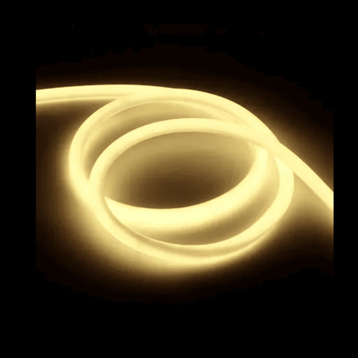 Manguera LED silicón 360° luz cálida