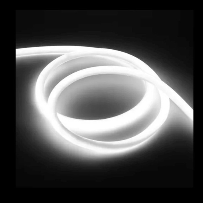 Manguera LED silicón 360° luz blanca