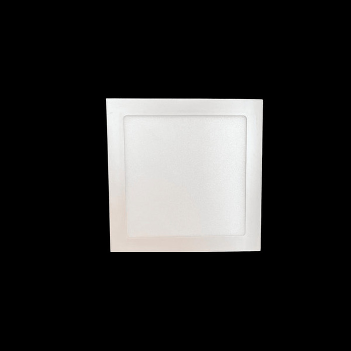 Panel LED cuadrado empotrable 18W luz cálida