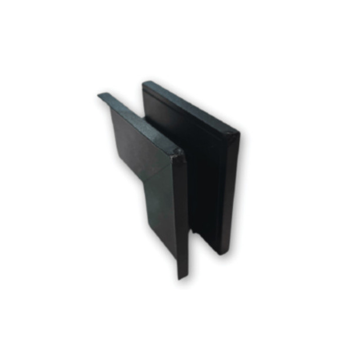 Unión en L vertical exterior empotrada 26x53mm