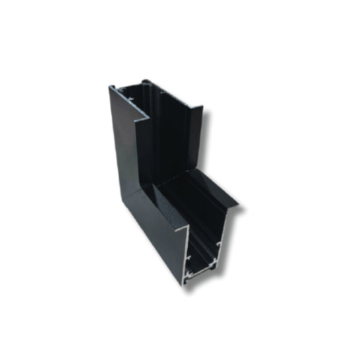 Unión en L vertical interior empotrada 26x51mm