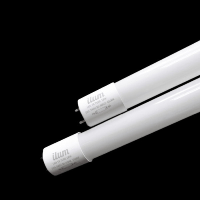 Tubo LED T8 18W de vidrio luz blanca