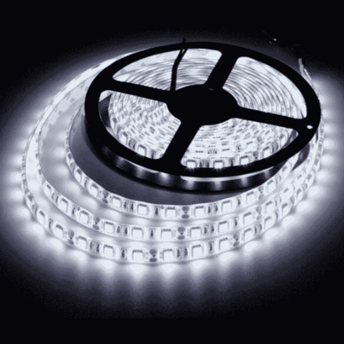 Tira LED 5050 IP65 rollo 5M 12V luz blanca