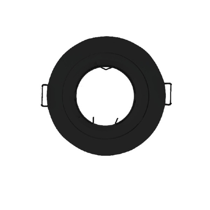 Base MR16 dirigible circular negra