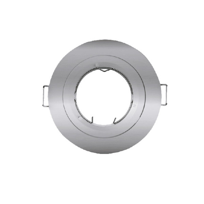 Base MR16 dirigible circular satinada