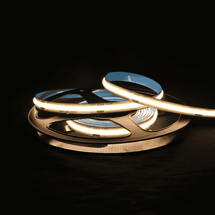 Tira LED COB rollo 5M 10W/M luz cálida