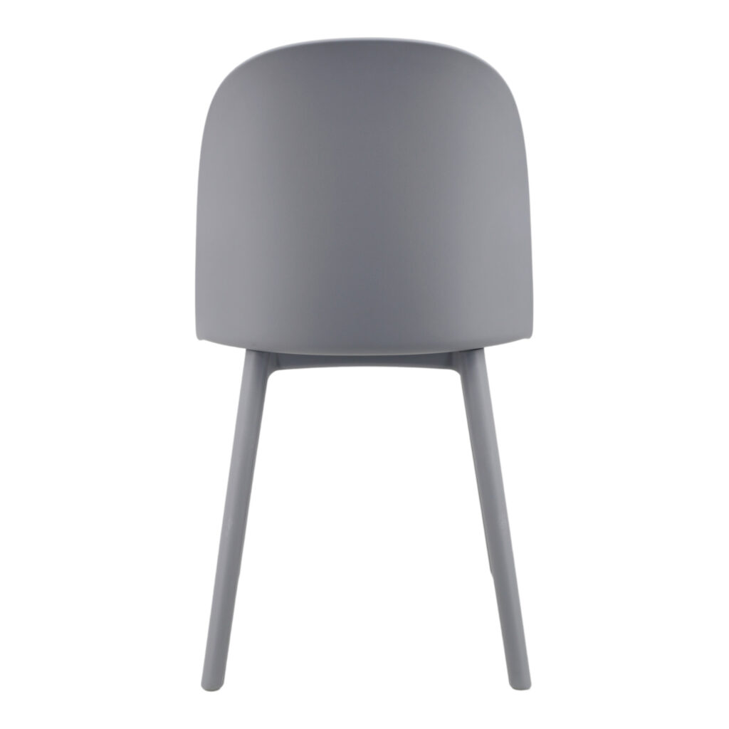 Silla Kea gris vista trasera