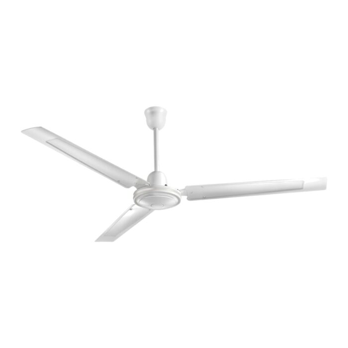 Ventilador de techo industrial 56" blanco 3 aspas