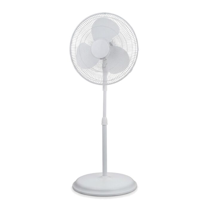 Ventilador de pedestal 16" blanco