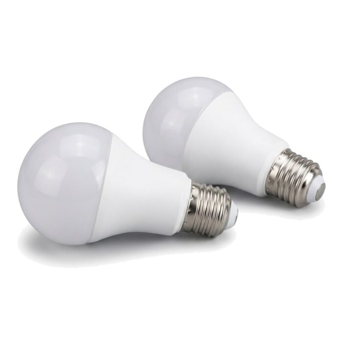 Foco LED A19 9W luz blanca E27 - 2 unidades