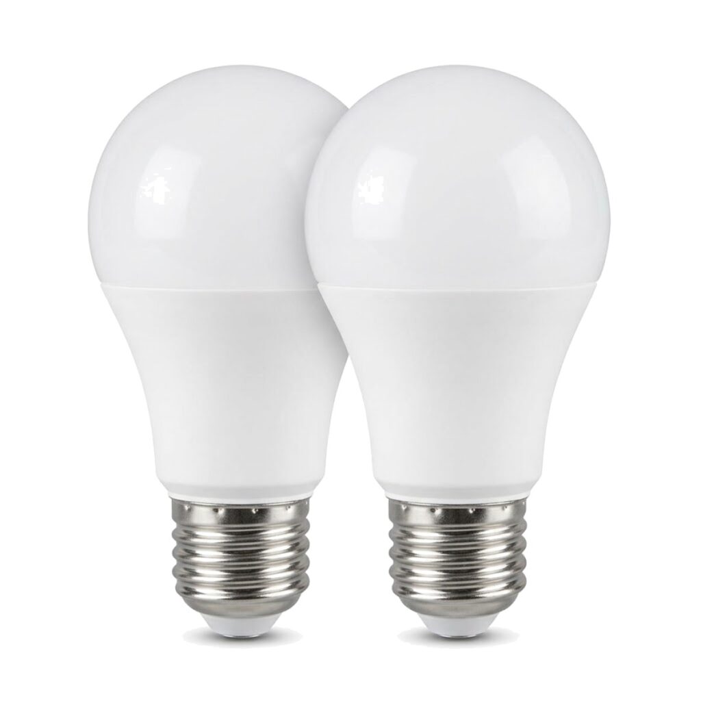 Foco LED A19 9W 3 tonos E27 - 2 unidades