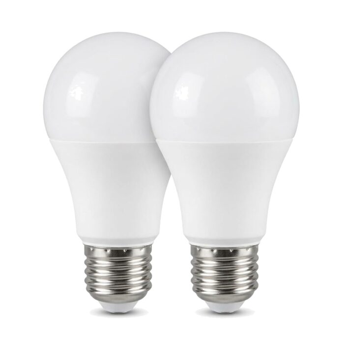 Foco LED A19 9W 3 tonos E27 - 2 unidades