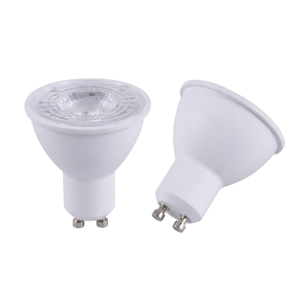 Foco LED GU10 5W luz cálida dimeable - 2 unidades