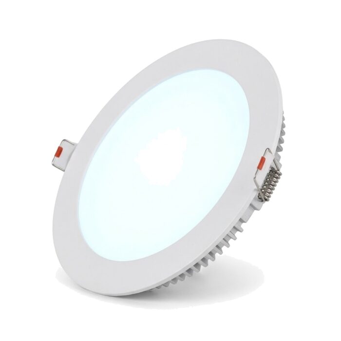 Panel LED redondo empotrable 24W luz blanca