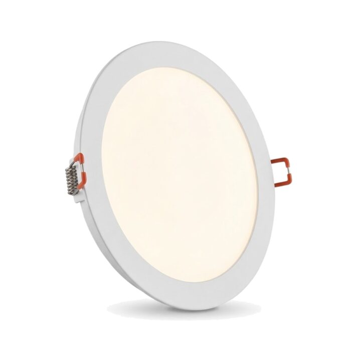 Panel LED redondo empotrable 12W 3 tonos