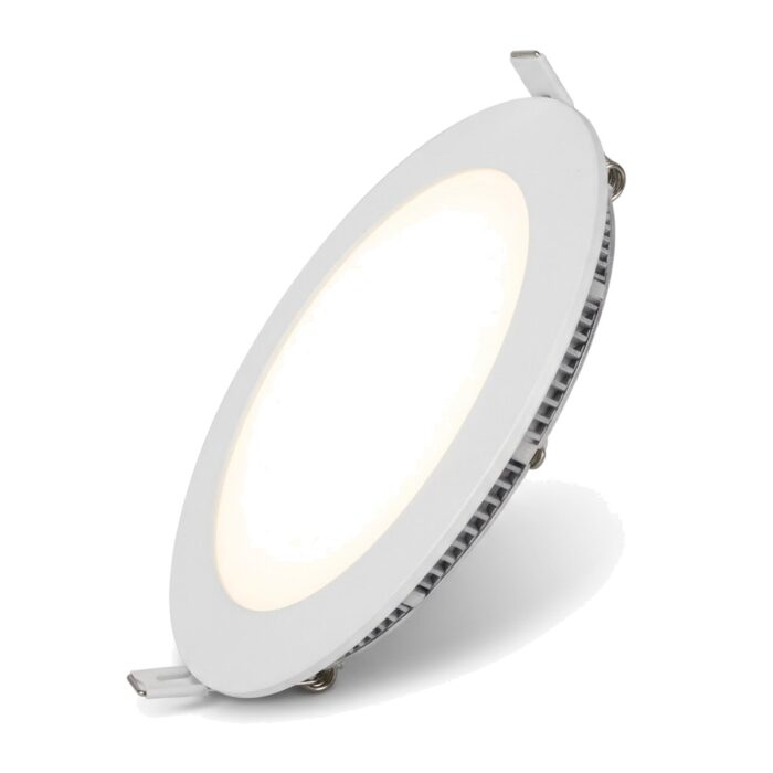Panel LED redondo empotrable 6W 3 tonos